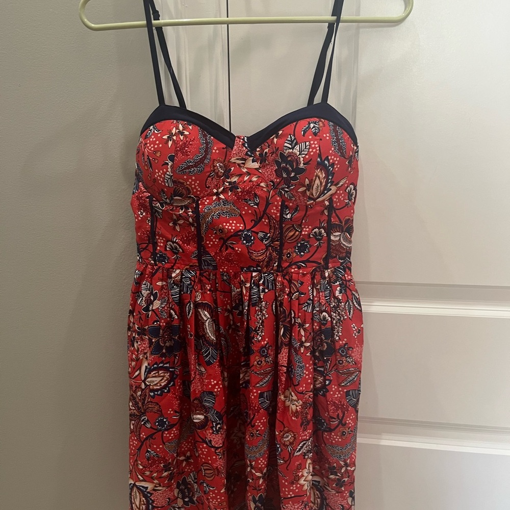 Women’s Floral Red/Navy Sundress